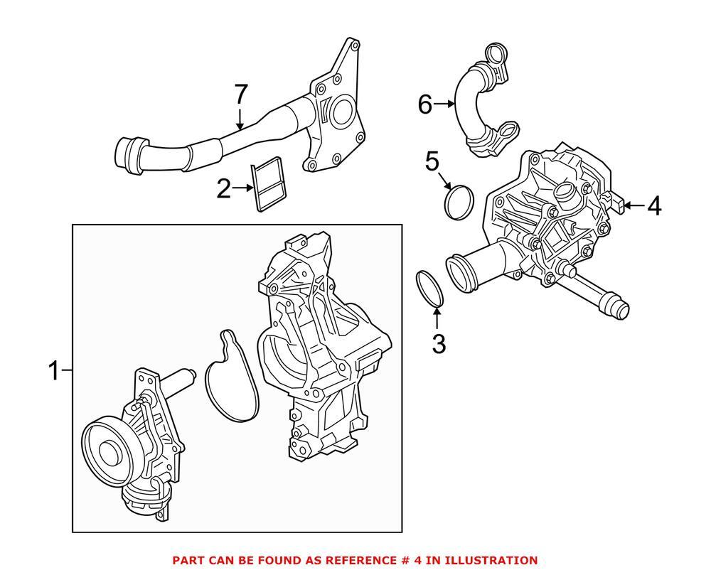 Genuine OEM Engine Coolant Thermostat Kit for BMW 11537642854 | eBay
