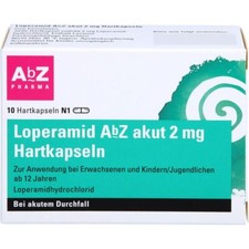 LOPERAMID AbZ akut 2 mg Hartkapseln 10 St PZN16754333
