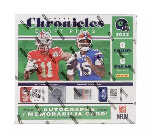 2023 Panini Chronicles Draft Picks Football Factory Sealed Hobby Box