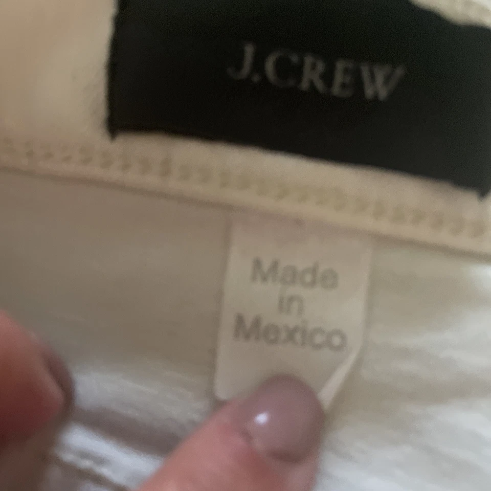 Pantalones cortos informales con flecos recortados blancos talla 26 J Crew para mujer Foto 4 de 4