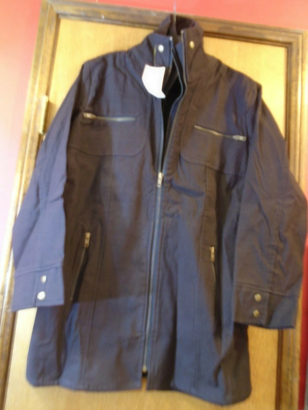 NICE, WARM, BLACK. COTTON, JACKET WITH A HOODIE