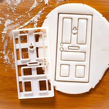 House Door Cookie Cutter - housewarming welcome party new home house homeowner