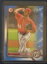 2022 Bowman Draft Blue Andry Lara 1st /150