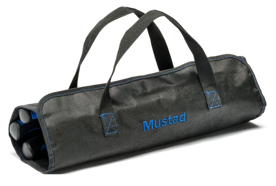 Kit de cuchillos para filete y deshuesar Mustad de 3 piezas con afilador descomposición/limpieza de peces Foto 2 de 4