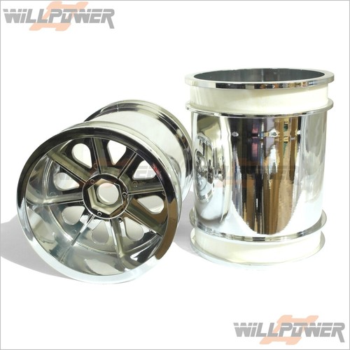 New Monster Wheels Chrome #B-16C (RC-WillPower) HongNor - Picture 2 of 3