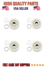 (Pack of 4) 279640 Idler Pulley for Whirlpool Kenmore Maytag Dryers