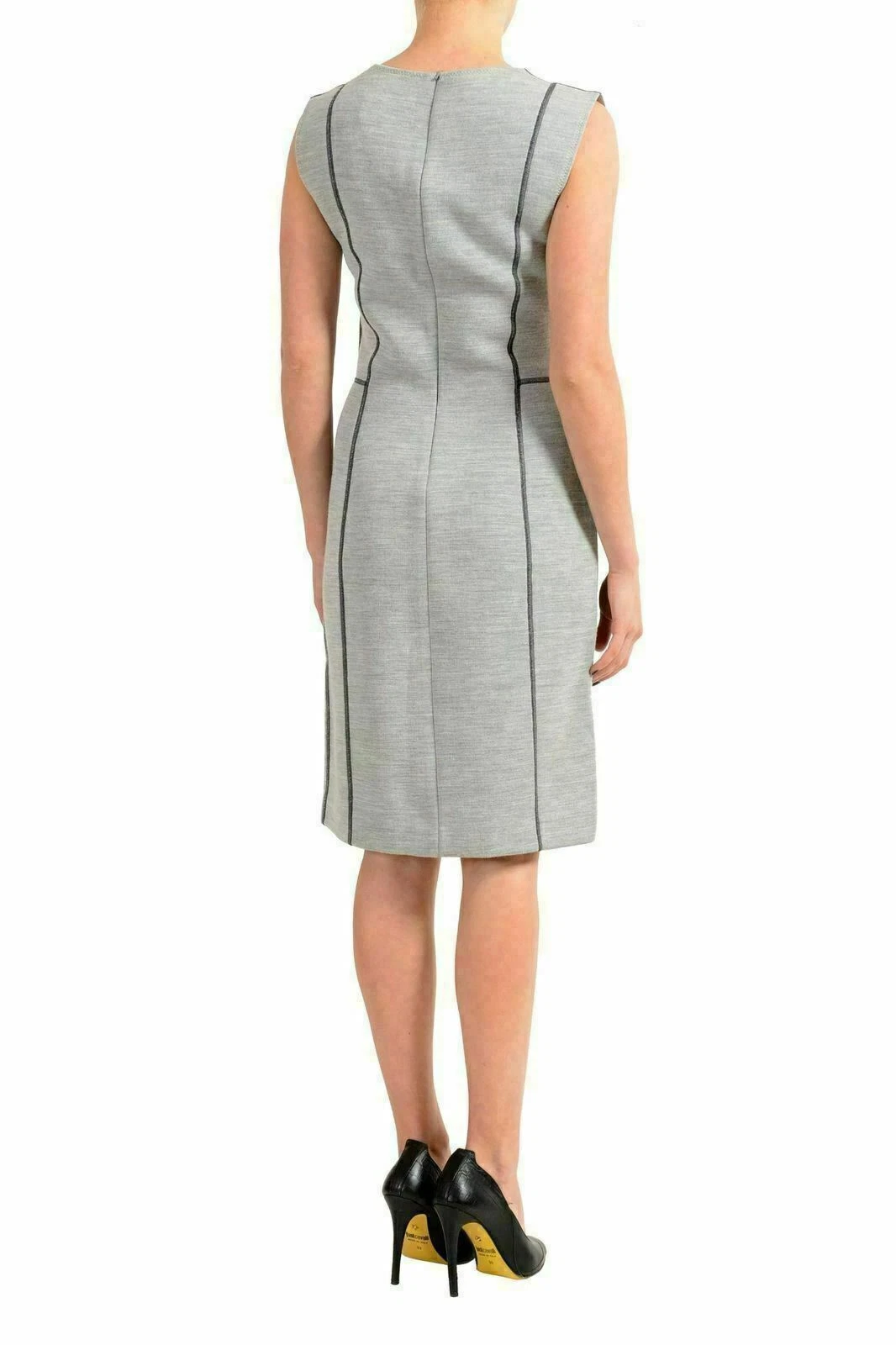 Abito senza maniche Maison Margiela ""1" donna grigio lana US M IT 42