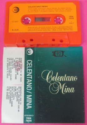 MC ADRIANO CELENTANO MINA Celentano/mina 1985 italy RICORDI 76335 no cd lp vhs