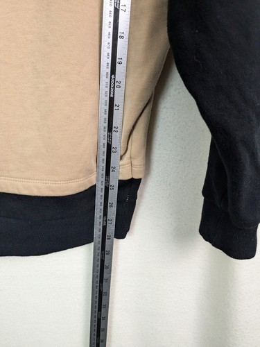 Asos Mens casual jumper long sleeve size small beige black hoodie - Picture 9 of 10