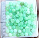 54.40 CTS NATURAL CHRYSOPRASE CABOCHON ROUND SHAPE LOOSE GEMSTONE