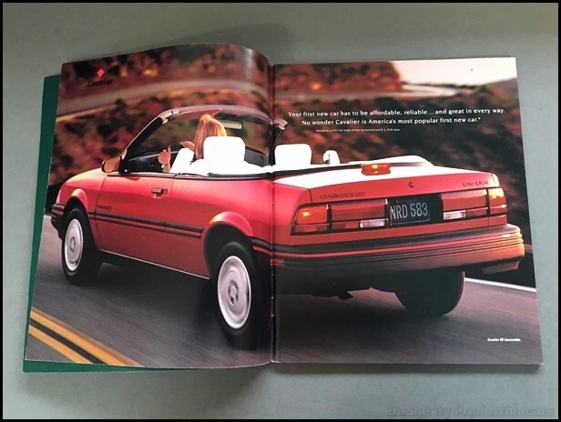 1992 Chevrolet 104-page Brochure Catalog - Camaro Caprice Cavalier Z24 RS LTZ Foto 3 de 4