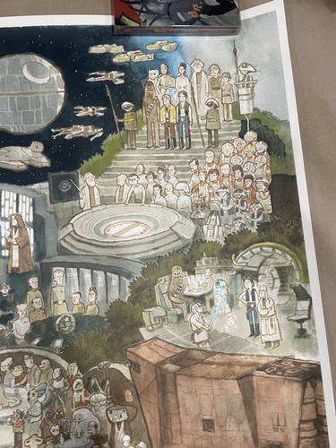 Great Showdowns By Scott C Campbell Faraway Galaxy! Plus Han Solo Print** - Picture 5 of 11