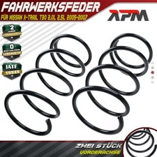 2x Federn Fahrwerksfeder Vorderachse für Nissan X-Trail T30 2.0/2.5 4x4 05-07