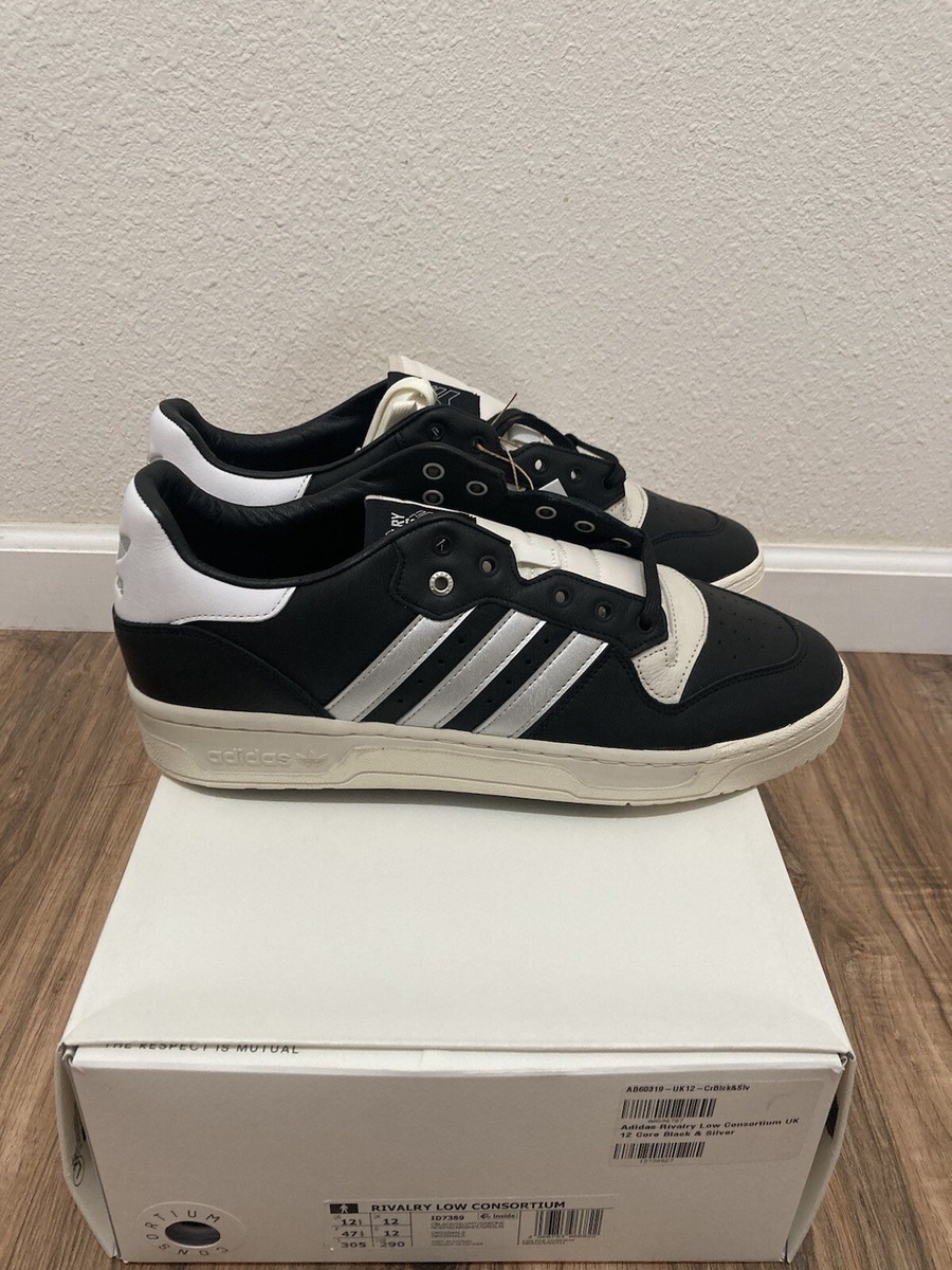 今週末までadidas RIVALRY LOW CONSORTIUM CUP” adidas Rivalry Low Consortium Black Silver Metallic ID7389 | SBD