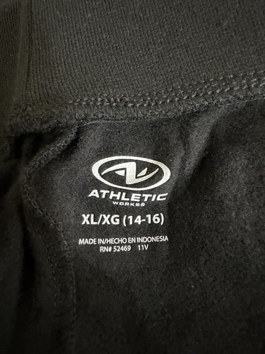 New Boy's Athletic Works SweatPants Athletic jogger Black, sz XL, NWT - Picture 4 of 6
