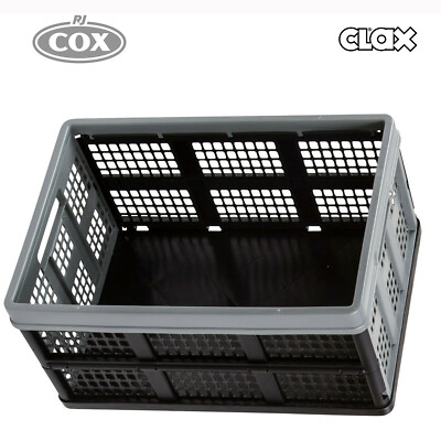 clax cart mobile folding shopping cart with storage crate