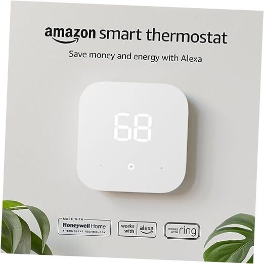 Amazon Smart Thermostat – Save money and energy Thermostat only Thermostat only-image