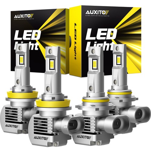AUXITO LED Headlight Bulb Combo Kit 9005 H11/H8 High Low Beam Super Bright White - Picture 15 of 15