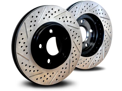 BSACU015FD TL 2004-2008 Type S Front Brake Rotors w/ Double Drill & Slotted