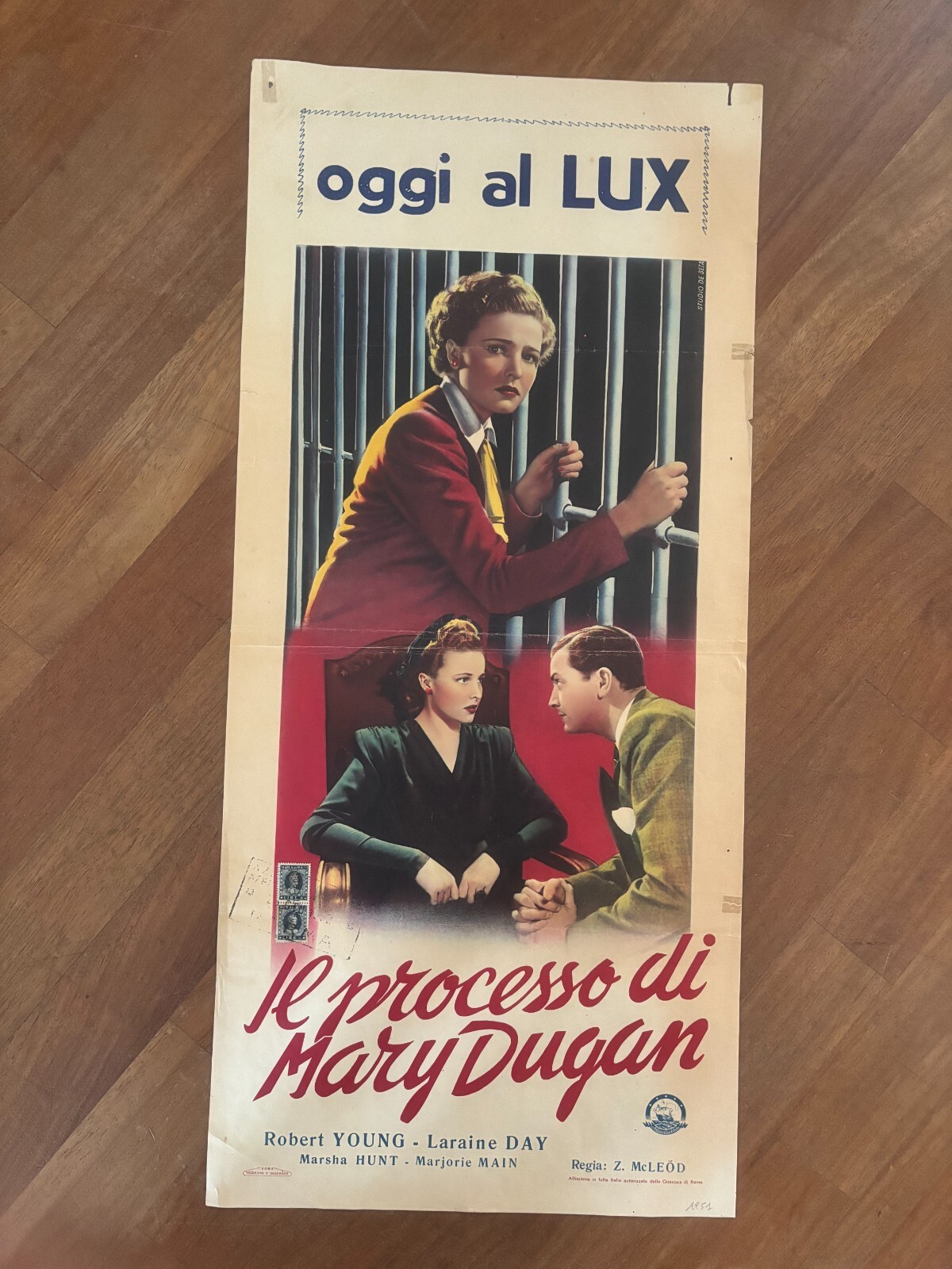 Locandina originale film Il processo (1962) - Regia di Orson Welles