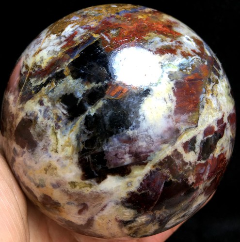1100g WOW! NATURAL RARE PIETERSITE CRYSTAL Pietersite SPHERE BALL HEALING #128 - Picture 6 of 12