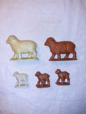 Vintage Auburn Rubber Co. Farm Barn Animals Sheep Sunnyfield Farms Ohio Arts