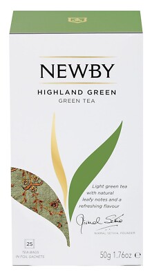 Newby Highland Green Tea Bags | 25 Counts Unique Blend of Mountain Teas 50gm