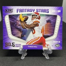 🏈 2018 Panini Score Football Fantasy Stars Insert #3 Tyreek HILL 🏈