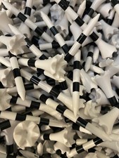New 2.75" Epik Evolution Golf Tee 2 3/4" PTS Wholesale White Black Stripe