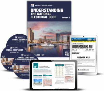 Mike Holt's 2023 Understanding the NEC Vol. 2 DVD Program (Art. 500-810)