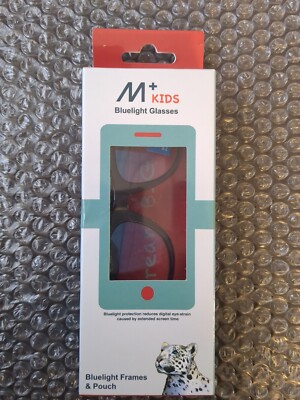 M+ Kids Bluelight Glasses & Pouch Bluelight Protection from Digital Devices. Q17