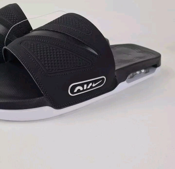 Nike Air Max Cirro Slides Nero Argento DC1460 004 Uomo Taglia 9 Nuove