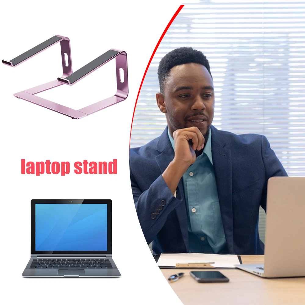 Aluminum Laptop Stand Ergonomic Stable PC Notebook Riser Holder