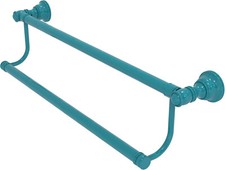 Allied Brass CL-72-30-GLT Carolina Collection 30 Inch Double Towel Bar, Teal