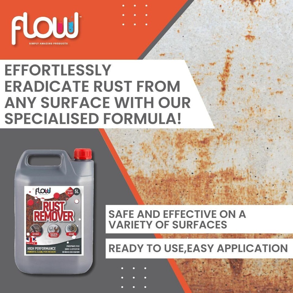 5L Rust Remover Spray Liquid Treatment Car Tools No Phos phoric Acid 5