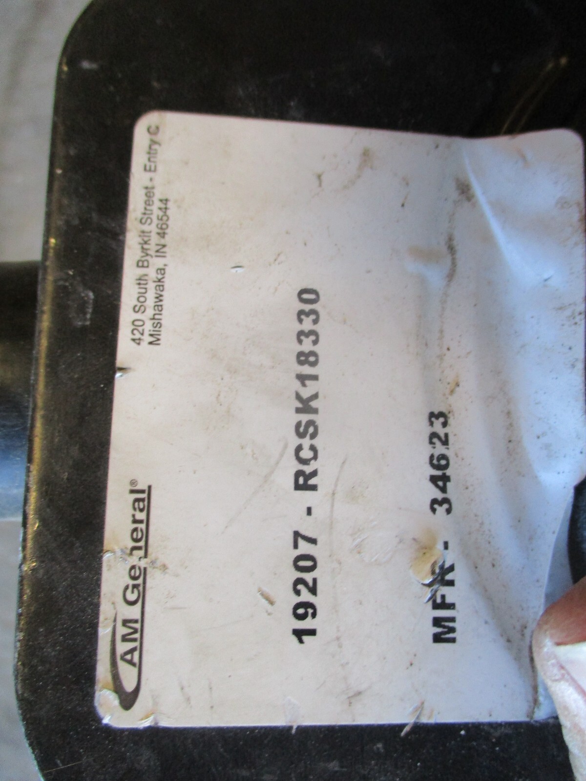 NOS Power Steering Pump/Reservoir 19207RCSK18330, AM General, for HMMWV