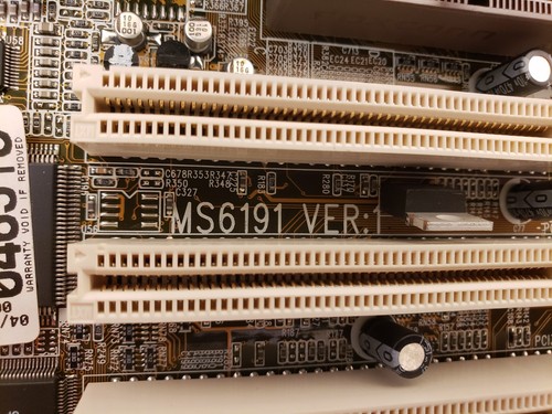 Placa madre Micro-Star MSI MS6191 + AMD Athelon 650 MHz + 128 MB A6191MS *Probada - Imagen 4 de 14