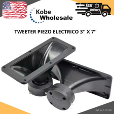 One Pair 3 x 7 Inch Piezo Flush Mount Horn TWEETERS Home Car Pro Studio Speakers