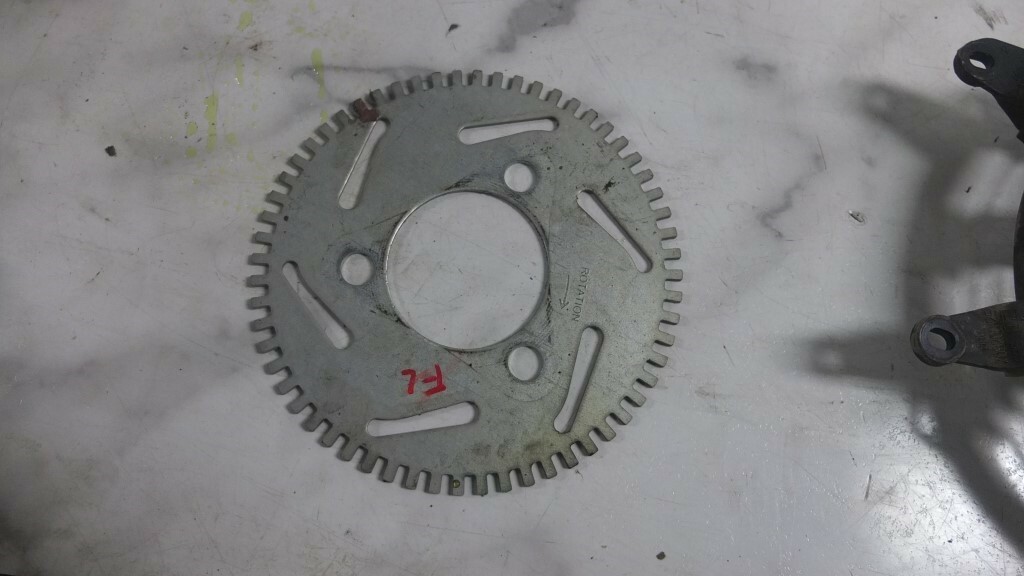 09 Cam Am Spyder Roadster GS 5S R Front Left ABS Brake Rotor Disc
