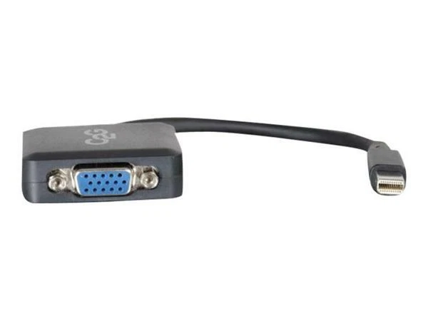 C2G 20cm Mini DisplayPort Male To VGA Female Adapter Converter Black - New - Image 2 of 3