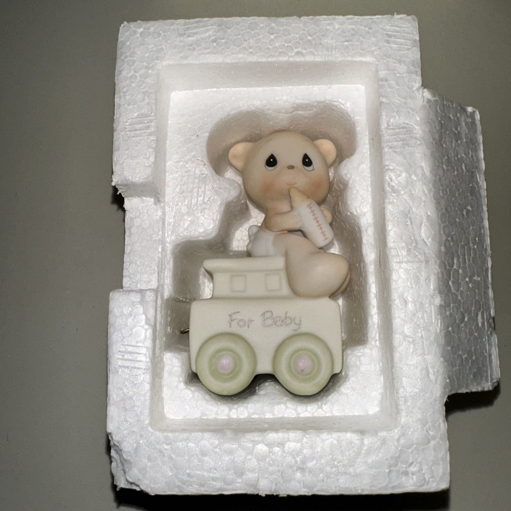 Precious Moments Birthday Train For Baby Teddy Bear 15938