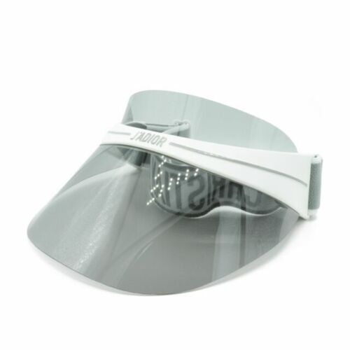 Christian Dior Sunglasses New Shield White Gold Grey Christian Dior Sunglasses New Shield White Gold Grey