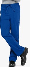 Cherokee Professionals Men's 5 Pocket Scrub Pants Blue/NWT/WW190/Work Wear