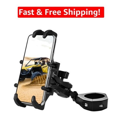 Durable UTV Phone Mounting System with 360° Adjustable Viewing Angle