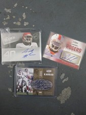LOT of Autographed Football Cards , Da'Rick Rogers,Charles Gordon,Andre Branch