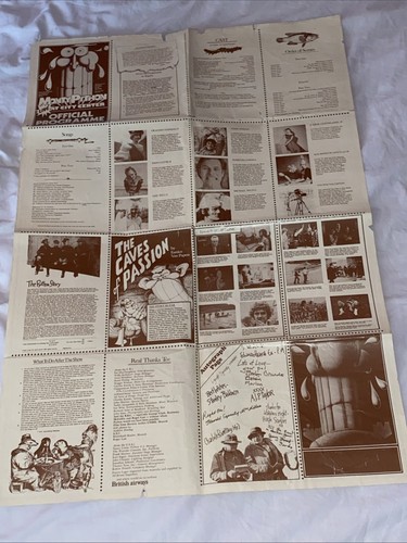 MONTY PYTHON LIVE at City Center April 1976 Vinyl LP + programme/Bruces poster - Picture 10 of 11