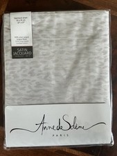 Anne de Solene Paris Cotton Standard Sham 22 x 27" Caractere Beige NWT