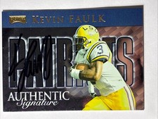 1999 Prestige On Card Rookie Auto Kevin Faulk Patriots LSU 223/250!!