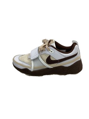 Nike Travis Scott White And Light Chocolate Low Cut Sneaker 26.5Cm Brw Hq3 GCh13