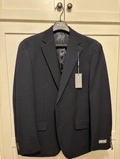 Michael Kors Men's Modern-Fit Navy Twill Blazer